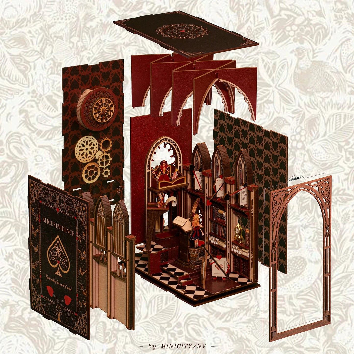 Alice's Evidence DIY Book Nook Kit