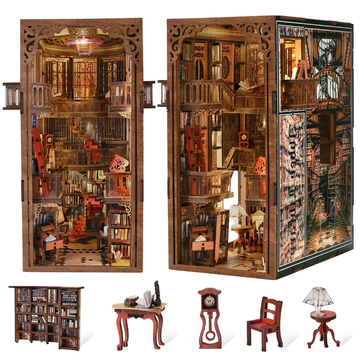 Abbey Library DIY Book Nook Kit