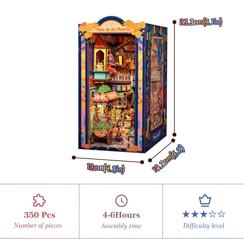 Cutebee Plaza de los Muertos - Book Nook Kit