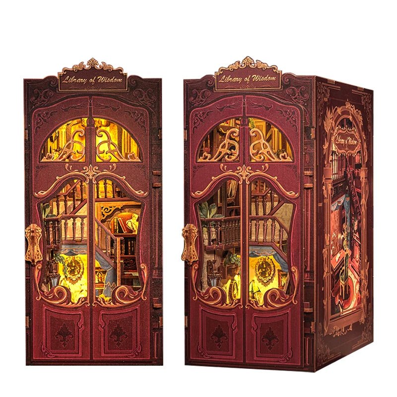 Cutebee Library of Wisdom Book Nook Kit