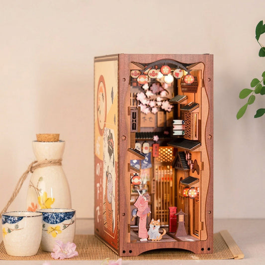 Cutebee Under Sakura Tree - DIY Book Nook Kit