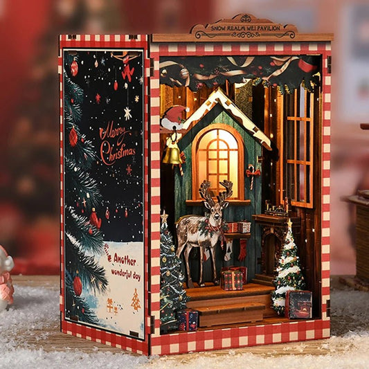 Snow Realm Pavilion - DIY Book Nook  Kit