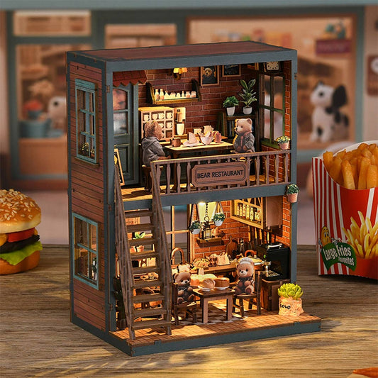 Bear Restaurant - DIY Miniature House