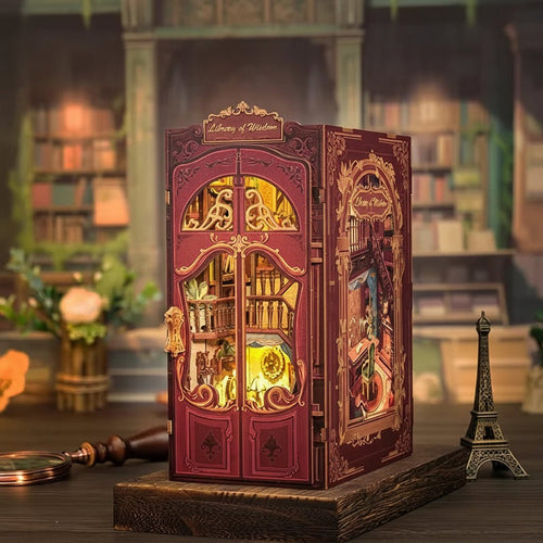 Cutebee Library of Wisdom Book Nook Kit