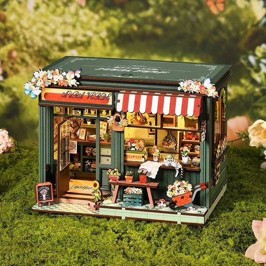 Aura Verde Flower Room - Dollhouse