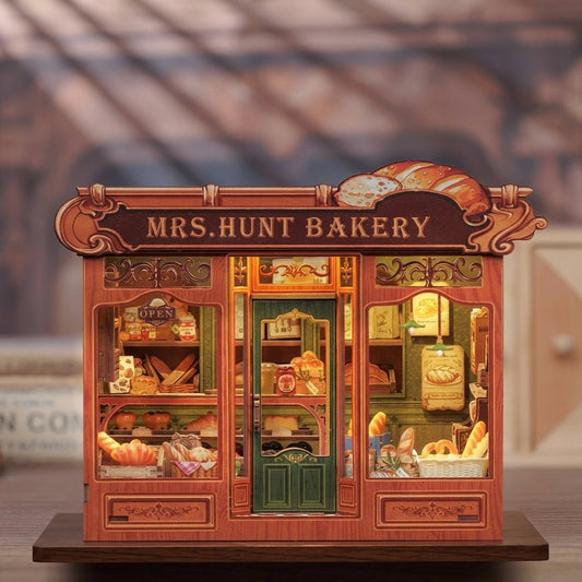 Cutebee Mrs. Hunt Bakery - 3D Wooden Book Nook Kit