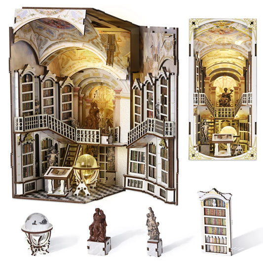 Library Gods - DIY Wooden Book Nook Kit