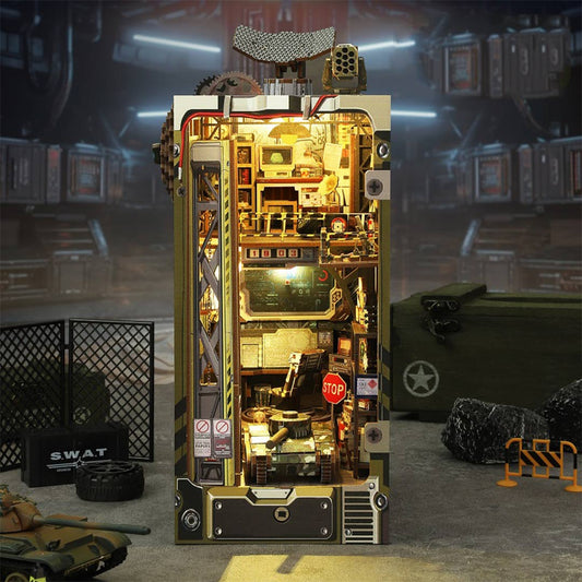 Tactical Command Military Base - DIY Book Nook Kit