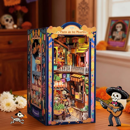 Cutebee Plaza de los Muertos -  Book Nook Kit
