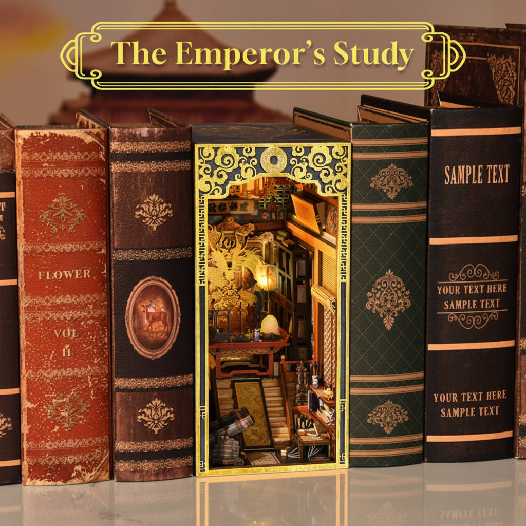 The Emperor's Study - DIY Miniature Book Nook Kit