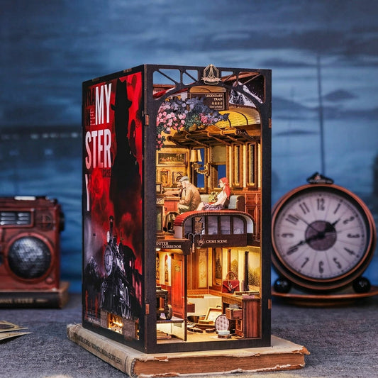 Cutebee Detective Train Mystery - DIY Book Nook  Kit