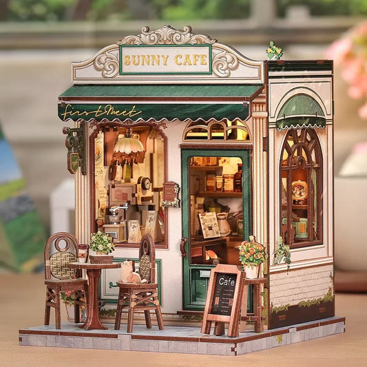 Cutebee Sunny Cafe - DIY Book Nook Kit