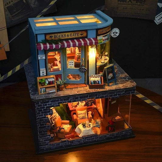 Book Cafe & Detective Studio - Miniature World Kit