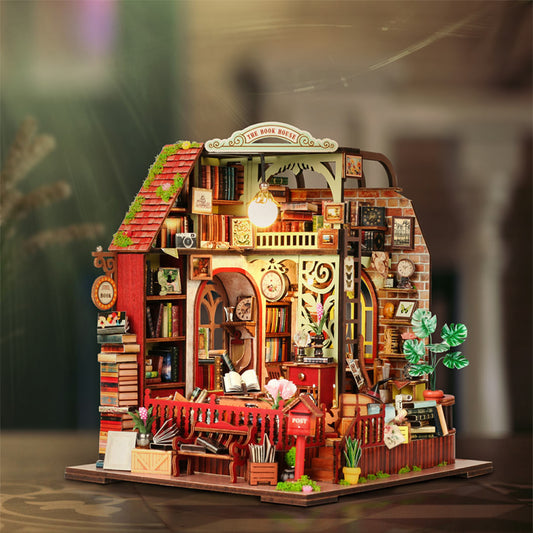 The Book House - DIY Miniature Wooden Kit