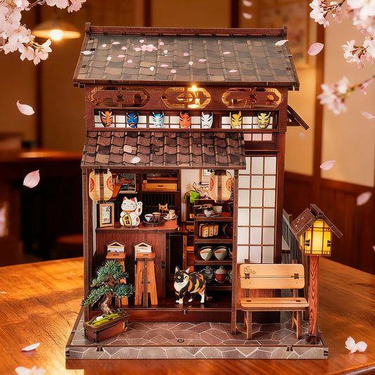 Sakura Tea Pavilion - DIY Book Nook Kit