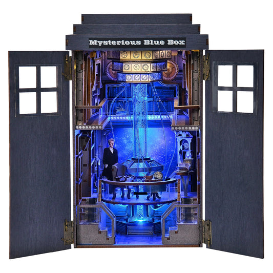 Mysterious Blue Box - DIY Book Nook Kit