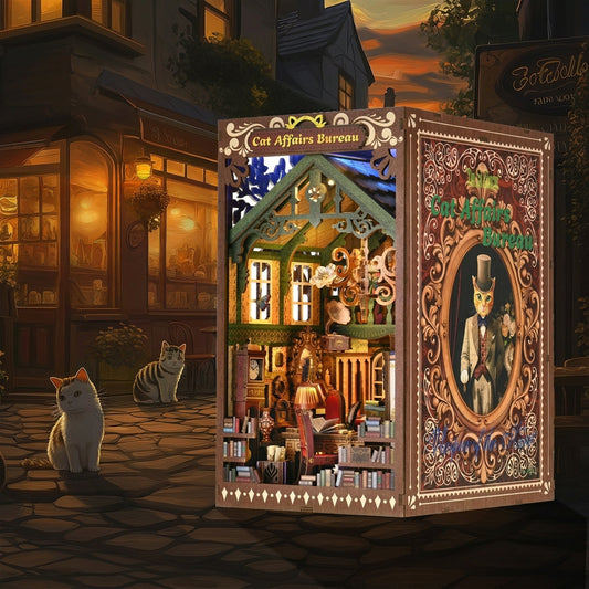 Cat Affairs Bureau - Book Nook Kit