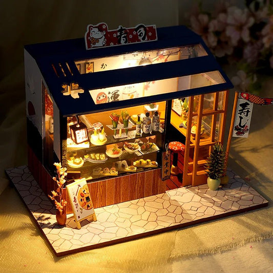 Sushi Shop - DIY Miniature World Kit