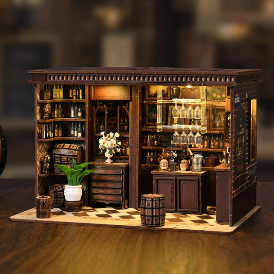 Cozy Corner Tavern - DIY Wooden Book Nook Kit