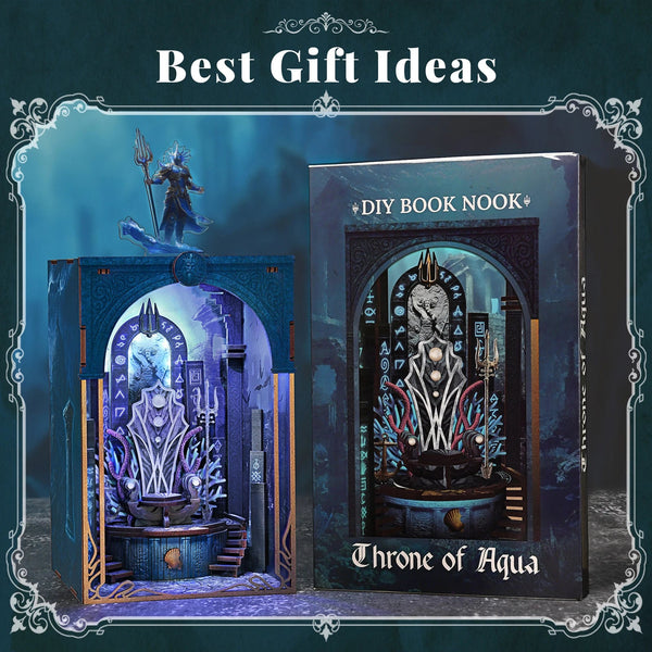Throne of Aqua - DIY Miniature Book Nook Kit