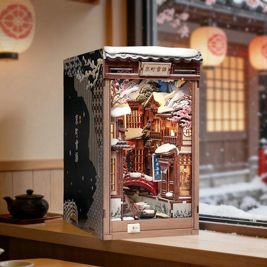 Kyoto Snow Whisper - DIY Book Nook Kit