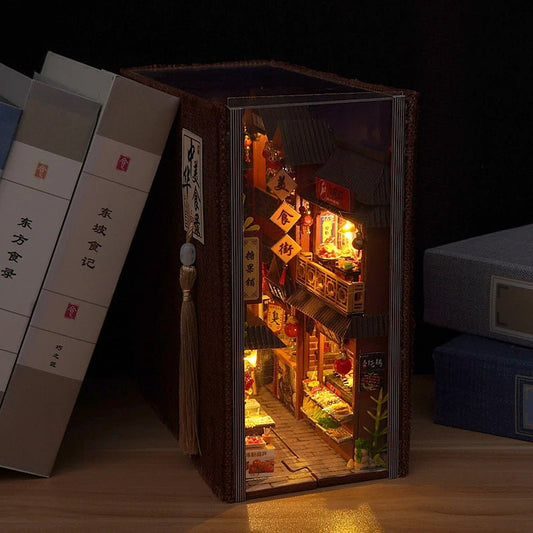 Aromatic Alley Chinese Food Street - DIY Book Nook Kit