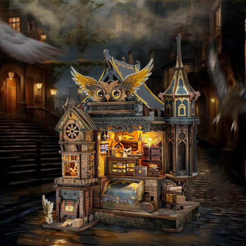 Owl Post Office - DIY Miniature World