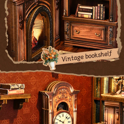 TWILIGHT LIBRARY  - DIY Book Nook Kit