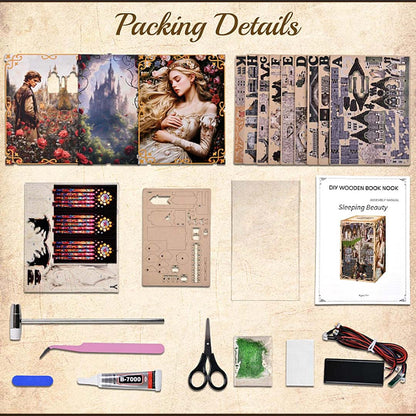 The Sleepy Beauty  - DIY Book Nook Kit