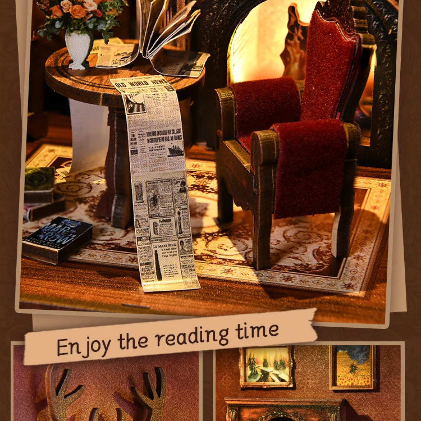 TWILIGHT LIBRARY  - DIY Book Nook Kit