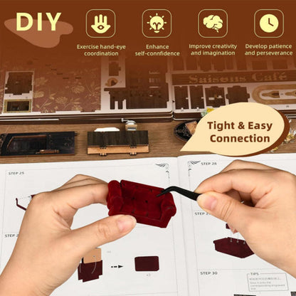Saisons Café - DIY Book Nook Kit