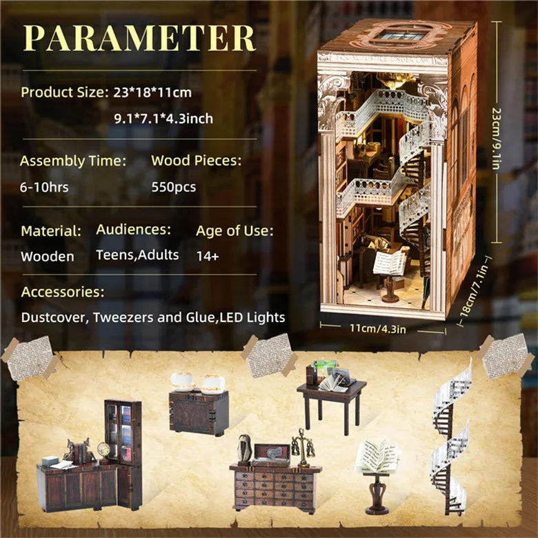 Law Library - Book Nook Kit