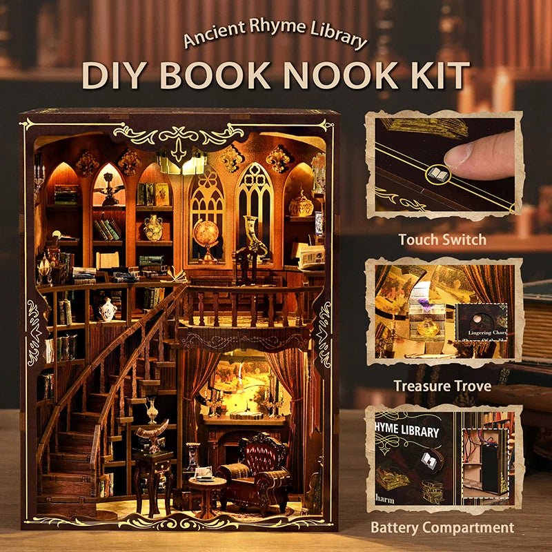 Ancient Library Book Nook Kit