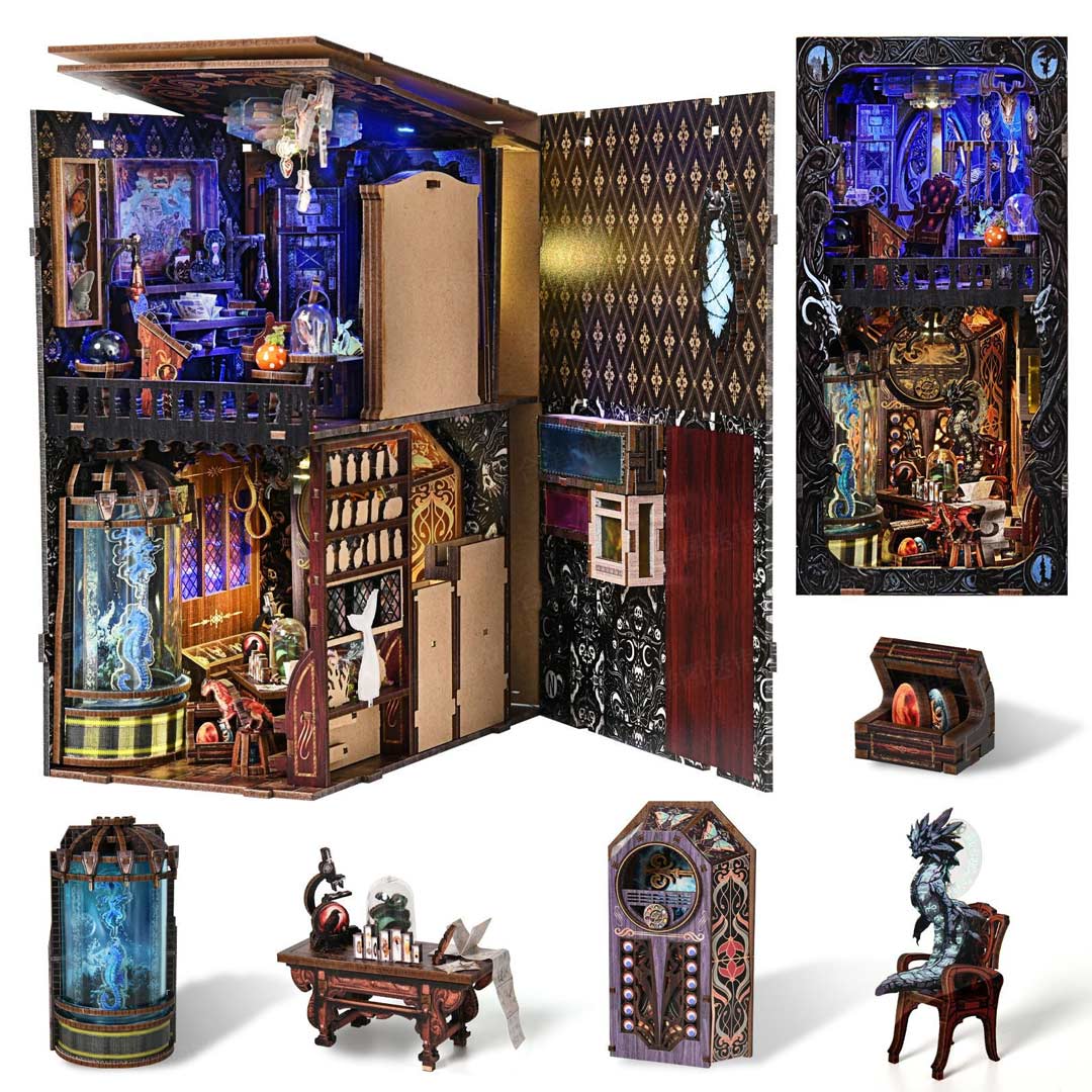 Chamber of Exotic Beasts - DIY Book Nook Kit