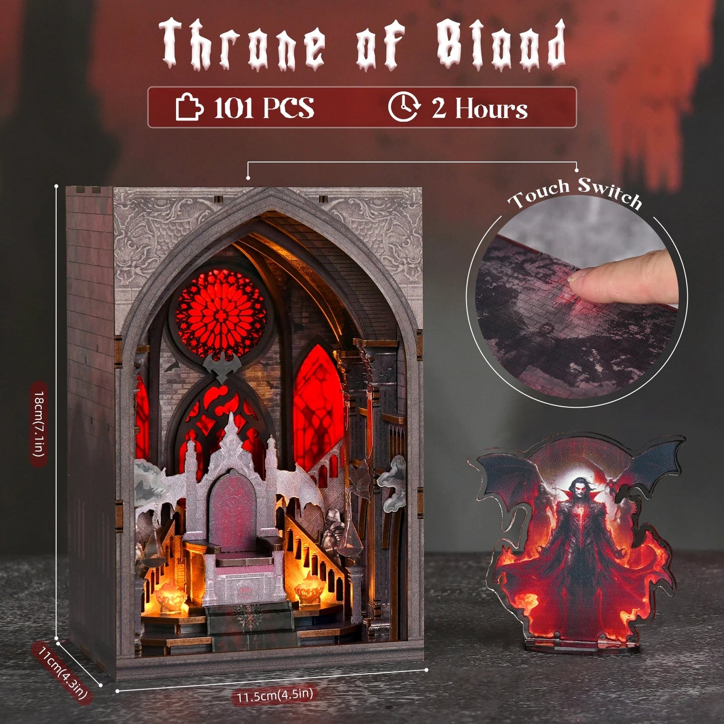 Throne of Blood - DIY Miniature Book Nook Kit