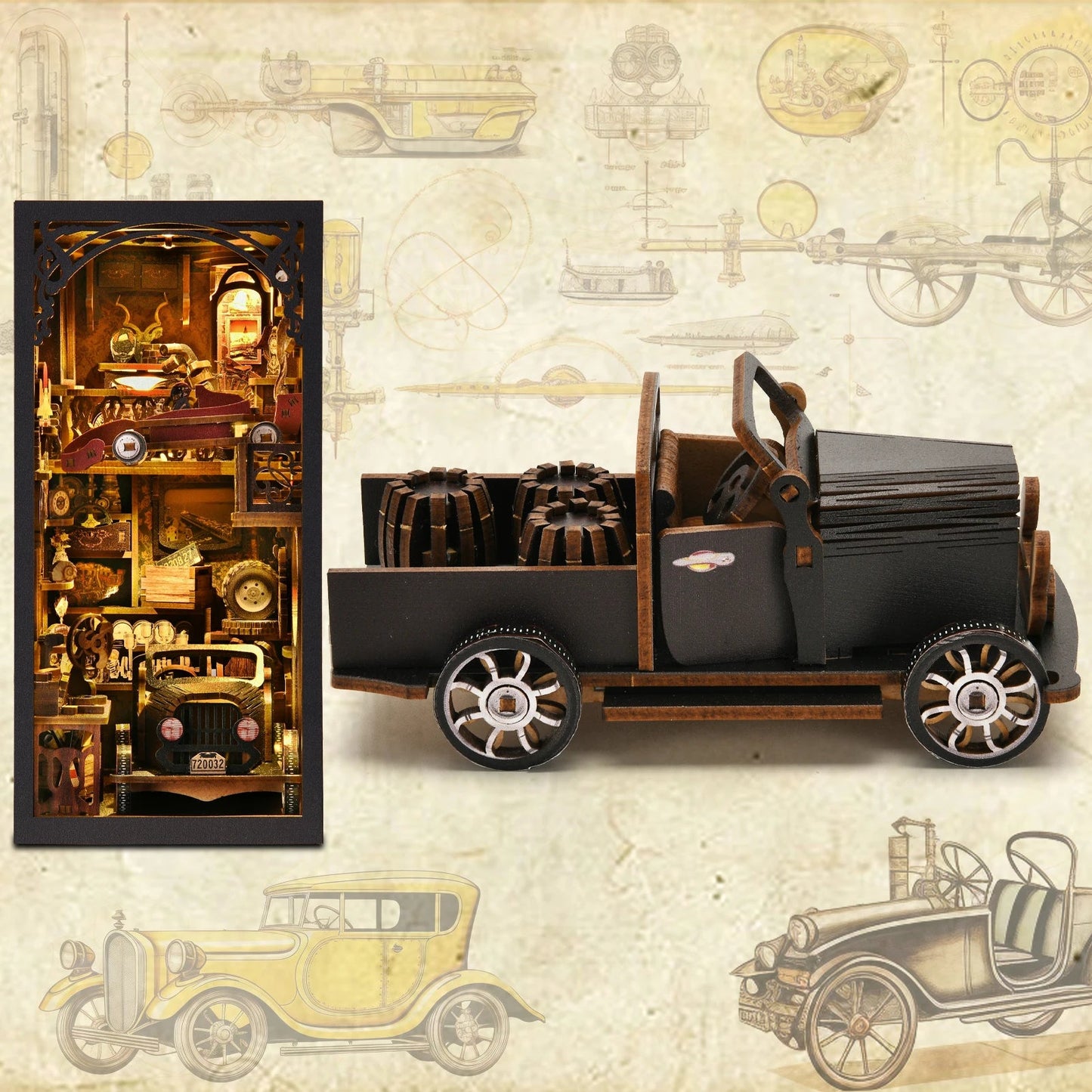 Classic Cruiser Book Nook Kit