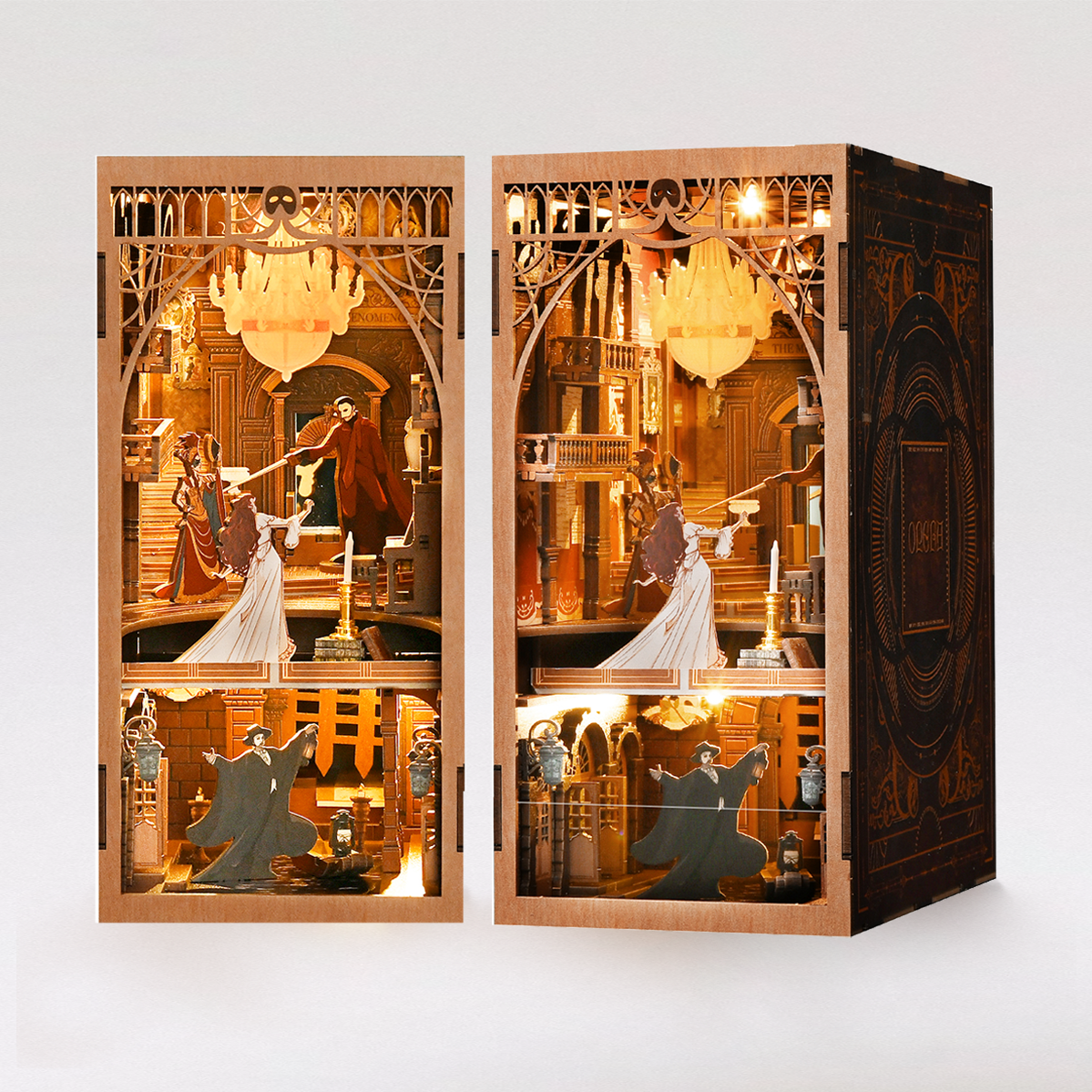 Phantom Opera Night - 3D Wooden Book Nook Kit