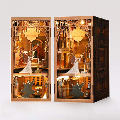 Phantom Opera Night - 3D Wooden Book Nook Kit