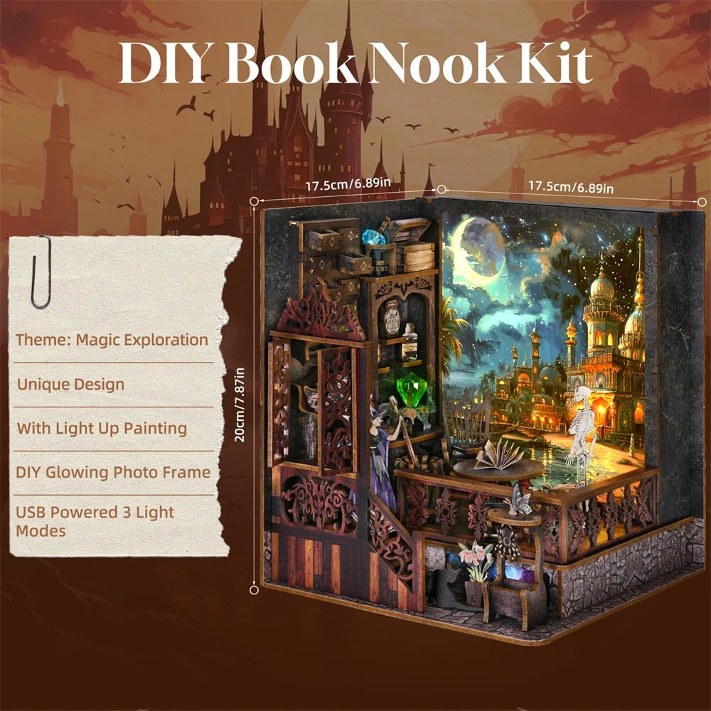 The Magic Exploration - DIY Book Nook Kit