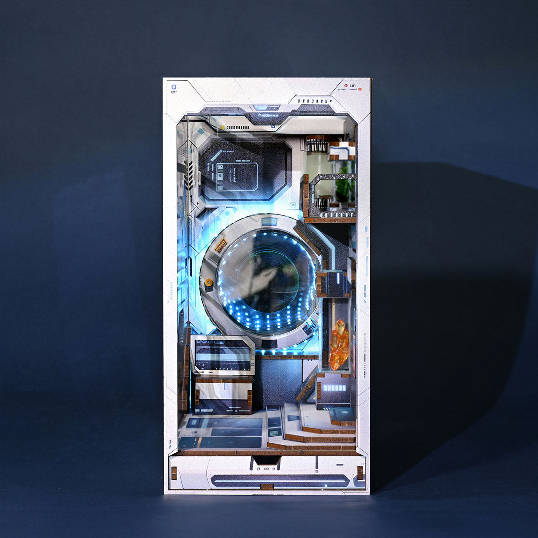 Sci-Fi Alien Hub - DIY 3D Book Nook Kit