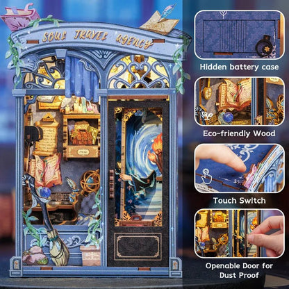 Cutebee Soul Travel Agency - DIY Book Nook Kit