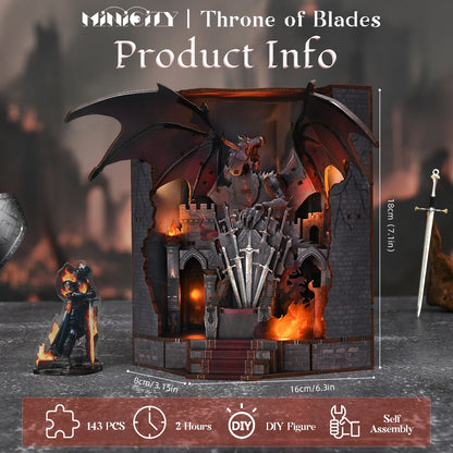 Throne of Blades Book Nook Kit