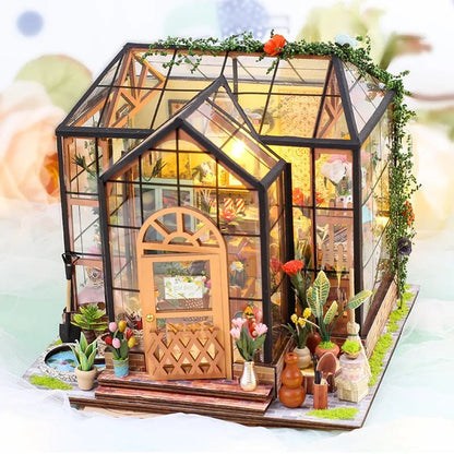 Cozy Christmas Cabin - Doll house