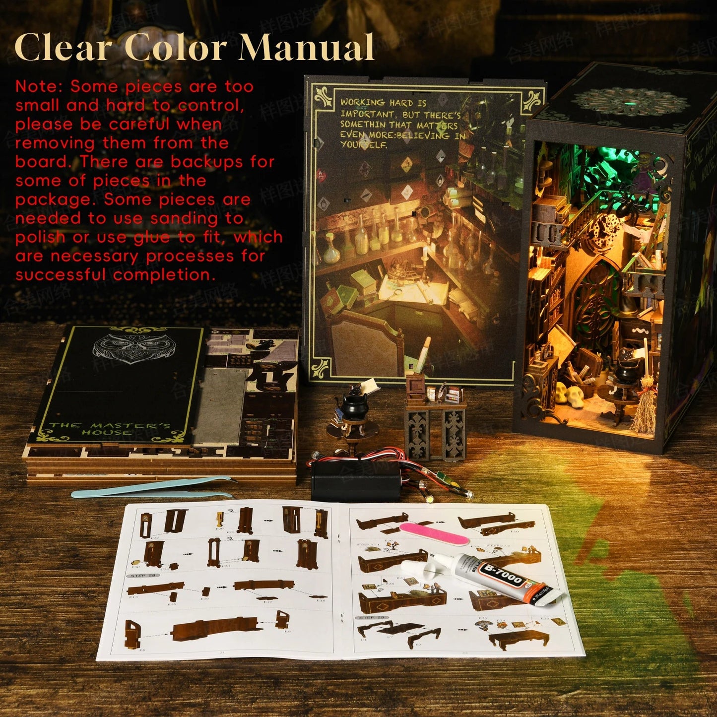 The Master's House  - DIY Book Nook Kit