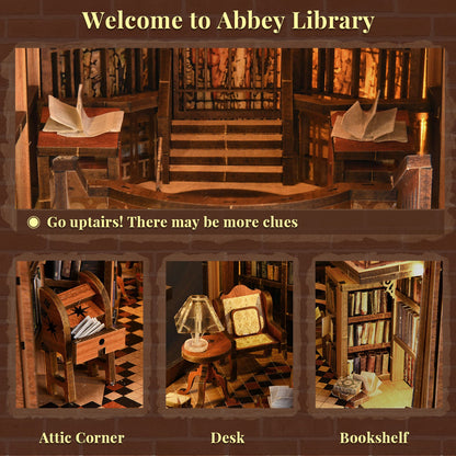 Abbey Library DIY Book Nook Kit