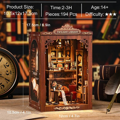TWILIGHT LIBRARY  - DIY Book Nook Kit
