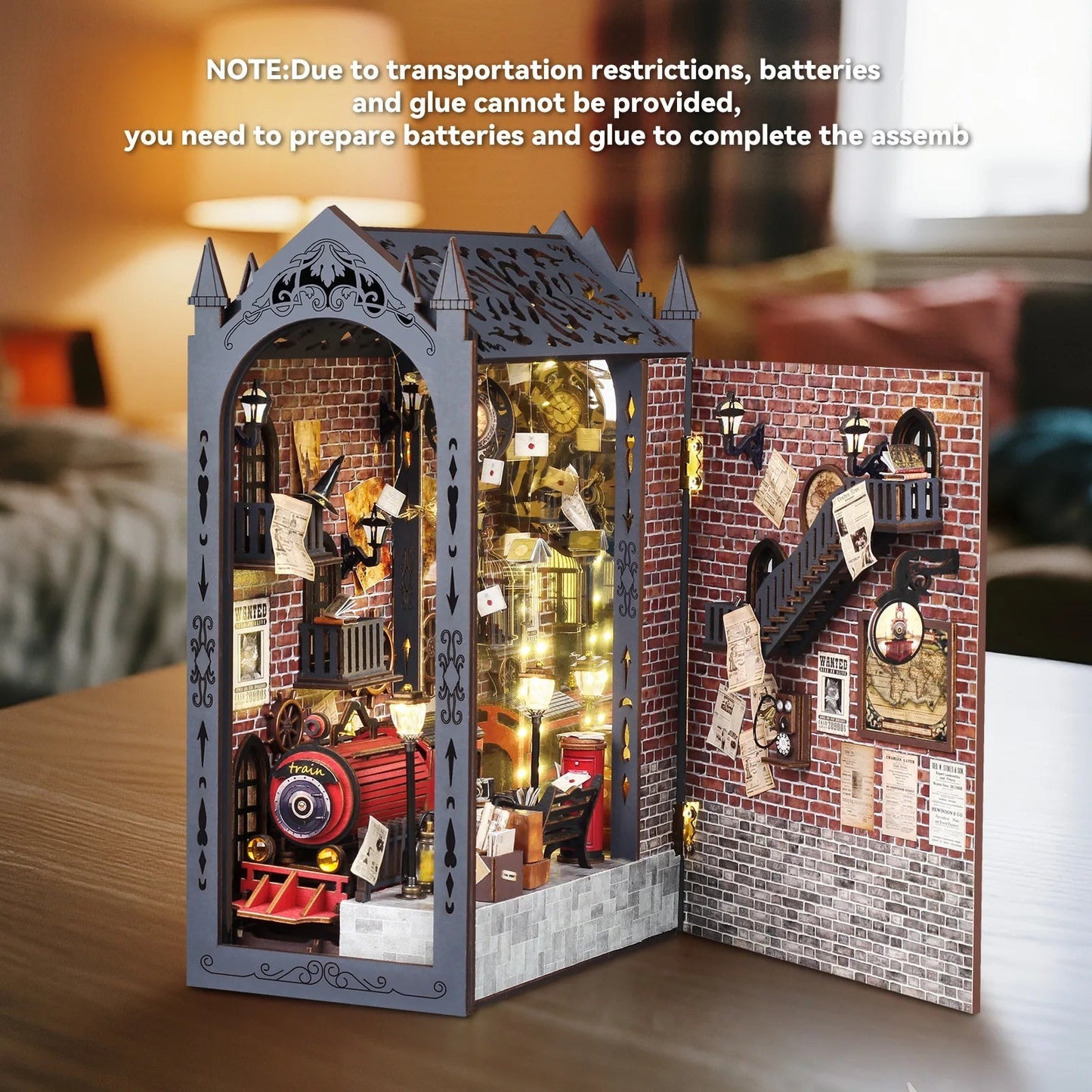 Train Station - DIY Book Nook Kit