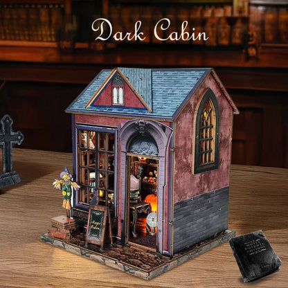 Dark Cabin - DIY Book Nook Kit