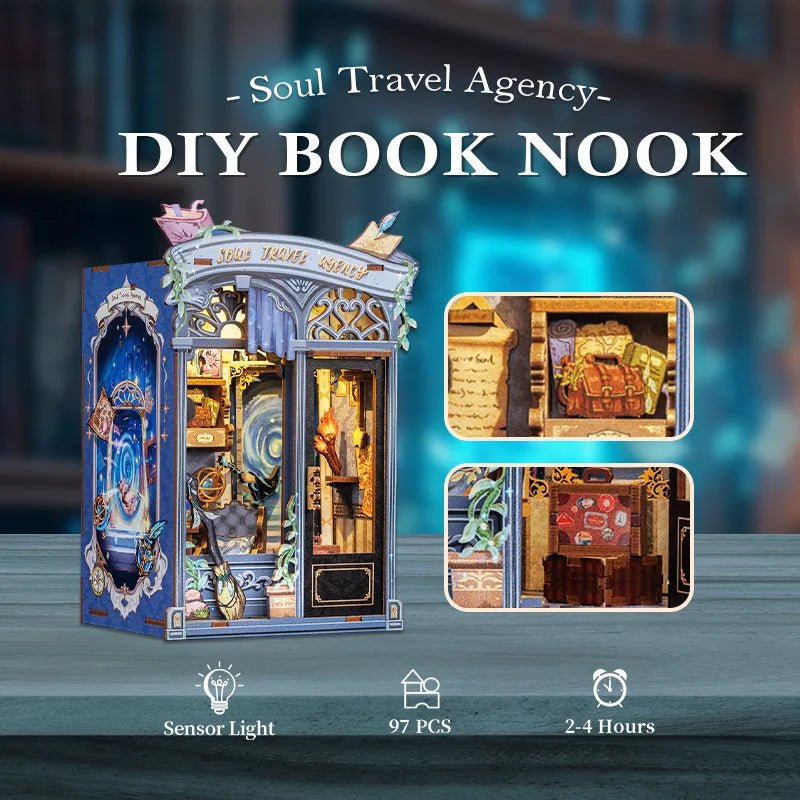 Cutebee Soul Travel Agency - DIY Book Nook Kit