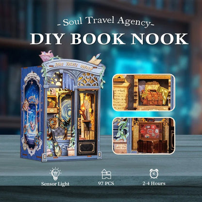 Cutebee Soul Travel Agency - DIY Book Nook Kit